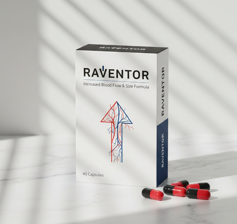 Raventor - дієтична добавка для підтримки чоловічого організму, 40 капсул